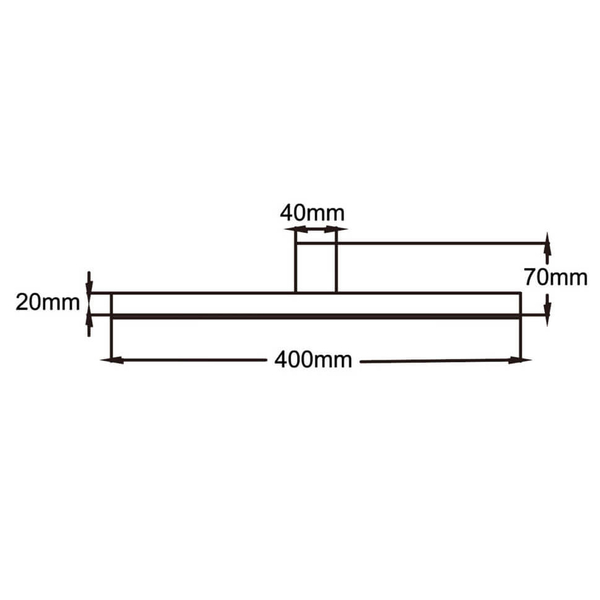 Kinkiet łazienkowy Nevada LP-778/1W L WH LED 20W 4000K IP44 minimalistyczny biały