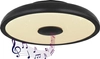 Lampa sufitowa Raffy 41366B z głośnikiem LED 18W czarna