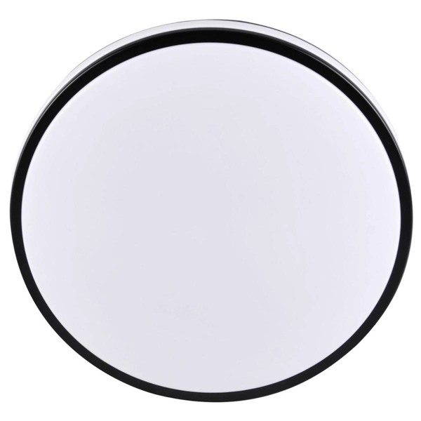 Ledowa lampa sufitowa plafon Orbit 318985 24W okrągły czarny