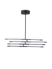 Sufitowa lampa ledowa do przedpokoju Bell LE41346 40W 3000K czarna
