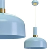 LAMPA wisząca MALMO MLP6201 Milagro loftowa OPRAWA metalowy zwis niebieski