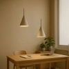 Nowoczesna zwisająca lampa Capital MLP2468 stożek regulowana beżowy