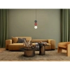 Lampa wisząca z filcu Andrea PND-59779A-1S-MLTI czerwona czarna szara