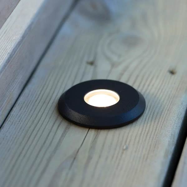 Spot Garden 107285 Markslojd LED 3W 3000K IP44 punktowy metalowy czarny