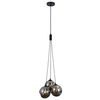 Lampa wisząca Perlos PND-54456-3A-HB-SMG Italux kule balls czarne