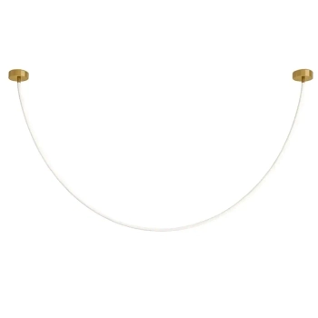 Salonowa wisząca lampa Skyline LWSL-WW-3M LED 60W 3000K wężyk złoty