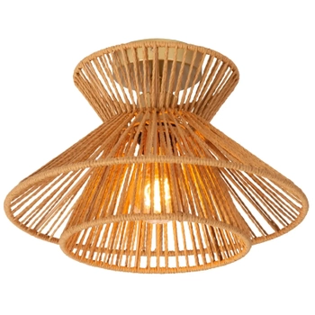 Lampa sufitowa TASMAN 10120/32/72 Lucide naturalna eko beżowa mosiądz