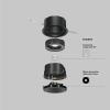 Oprawa sufitowa Wise DL057-10W3K-B LED 10W 3000K czarna