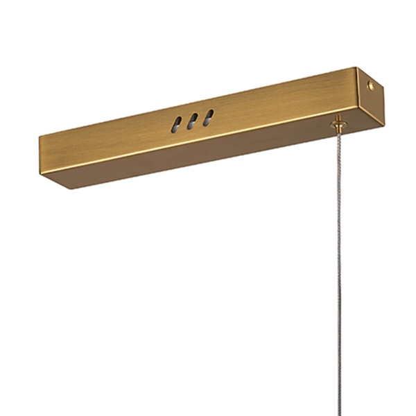 Zwieszana lampa nad wyspę LONGIN ST-10538P-L120 LED 15W 3000K listwa złoty