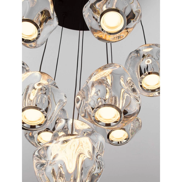 Wielopunktowa lampa wisząca CHEPEN LE44643 LED 48W 3000K czarny chrom