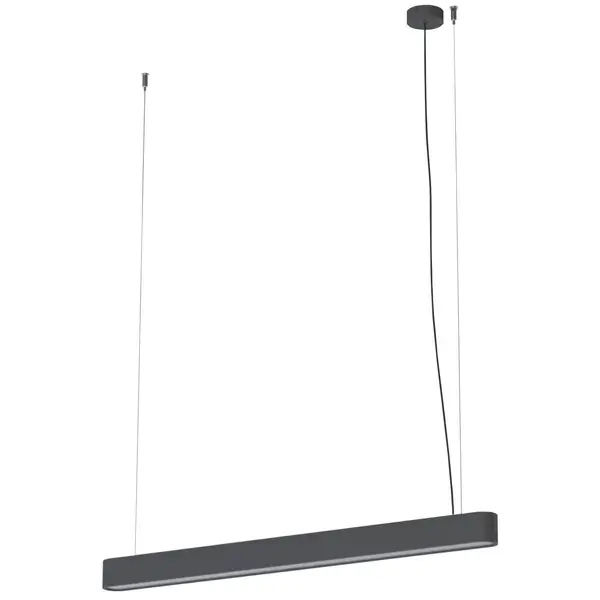 Lampa wisząca Soft 7535 listwa metalowa belka grafitowa