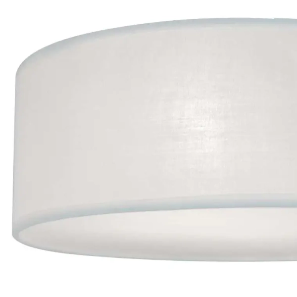 Plafon abażurowy CLARA CL12029-D30-WH klasyczny okrągły biały