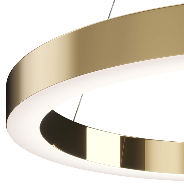 Lampa pierścieniowa wisząca Saturno MOD415PL-L45BS4K LED 45W 3500K złota