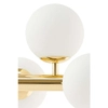 Plafon LAMPA sufitowa CUMULUS 3 10756805 Kaspa modernistyczna OPRAWA szklane kule balls molekuły złote białe