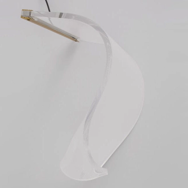 Stoowa LAMPKA modernistyczna CALI LE41367 Luces Exclusivas stojąca LAMPKA na biurko LED 6W 3000K falująca złota