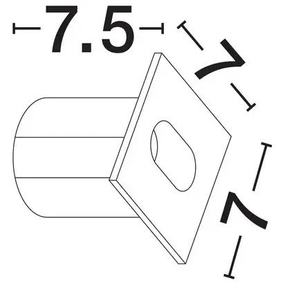 Ogrodowa lampa ścienna ZALIRCO LE75332 LED 3W 2700K IP65 antracyt