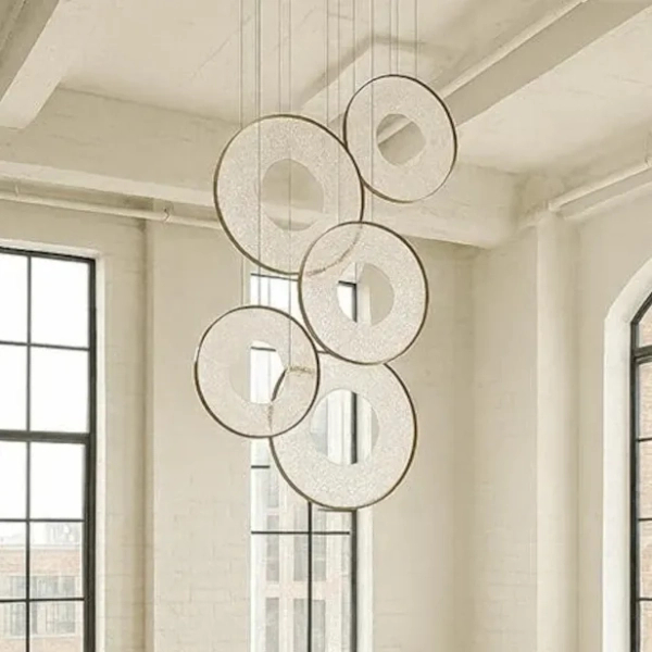 Wisząca lampa transparentna złota STARDUST LED 120W 3000K MSE1501100587