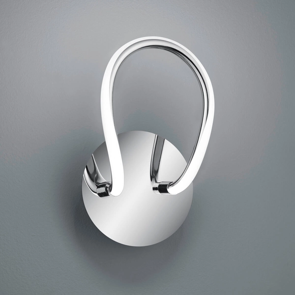 Kinkiet ścienny NEMENIA DL106-27051 RL Light LED 11W 4000K wygięty pręt chrom