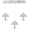 Potrójna lampa wisząca kryształowa VENUS ML315 LED 5W 4000K chrom