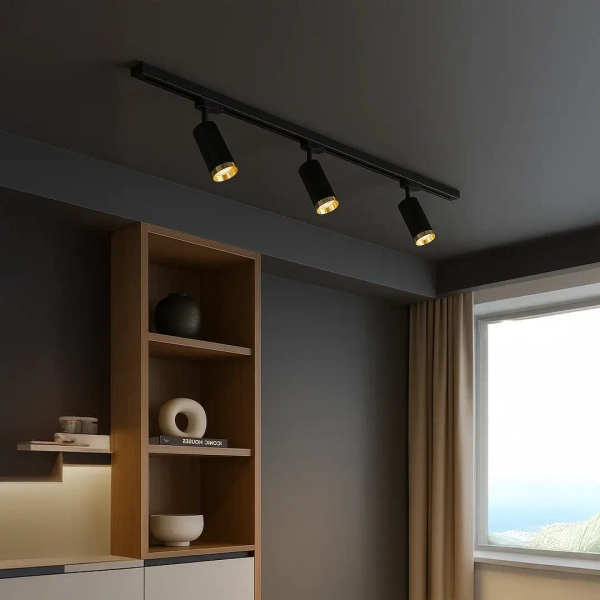 Jednofazowy zestaw szynowy Mica Track ML2104 z tubkami złoty czarny