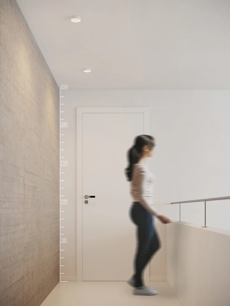 Biały wpust okrągły Slim LED 6W 4000K sufitowa lampa nowoczesna