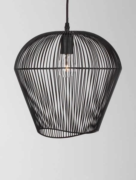 Wisząca lampa industrialna LE42929 do sypialni czarna