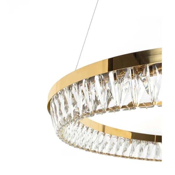 Salonowa lampa wisząca ring SAVOY MSE1501100528 LED 42W 3000K złota