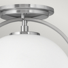 Sufitowa lampa QN-SOMERSET-F-O-BN kula okrągła nikiel