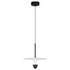 Wisząca lampa talerz UCURENA LE44640 LED 11W 3000W metalowa biała czarna