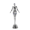 Stojąca lampa do salonu CYBER WOMAN MSE1501100513 LED 4W srebrna