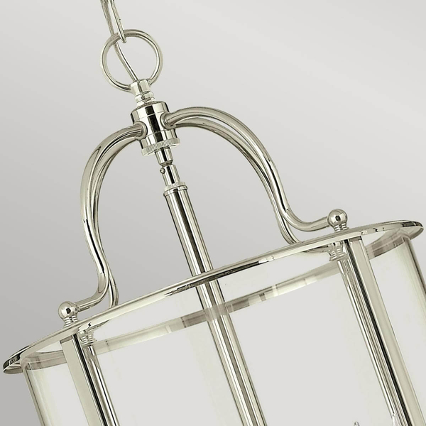 Wisząca lampa na łańcuchu Gentry HK-GENTRY-P-L-PN Hinkley nikiel
