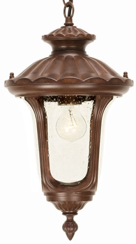 Lampa wisząca na łańcuchu Chicago CC8-S Elstead styl angielski brązowy