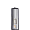 Lampa wisząca Gabia K-4936 druciak nad wyspę czarny złoty