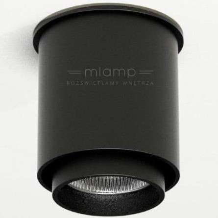 Spot LAMPA sufitowa IGA 1115 Shilo natynkowa OPRAWA metalowa downlight tuba czarna