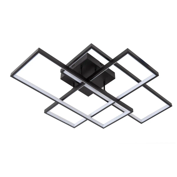 Sufitowa lampa geometryczna LOKERO 78101/60/30 LED 60W 2700-4000K czarny