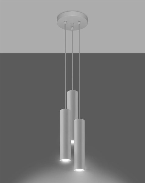 Wisząca lampa jadalniana SL.1078 kaskada biała nad stół