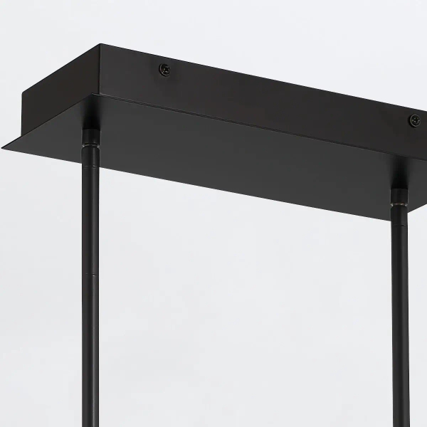 Prostokątna lampa wisząca Inizio QN-INIZIO-LP-S-BK LED 46W 3000K czarny