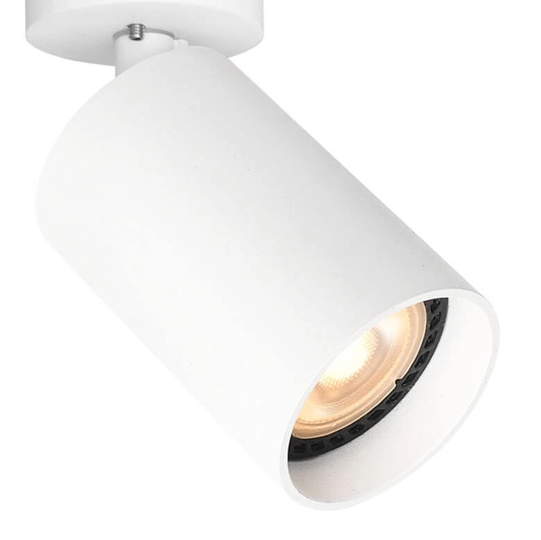 Reflektorek sufitowy Nesto SPL-23436-1R-WH Italux do kuchni metalowy biały