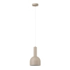 Lampa wisząca kaszmirowa VITRUM dzwonek 1xE27 metalowa do salonu 41548