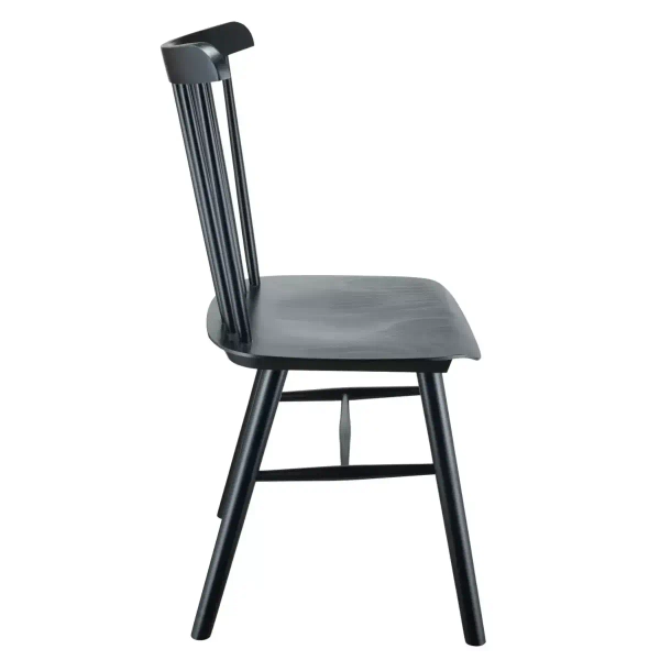 Krzesło do jadalni Stick MH-010CH-B Moos jesionowe drewno czarne