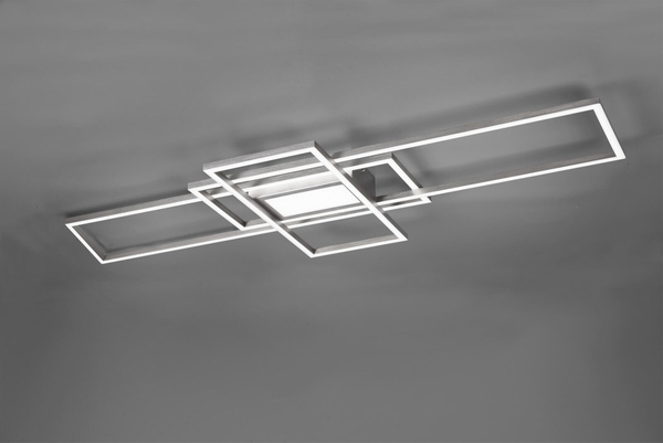 Natynkowy plafon z pilotem ALYRON DL407620010 LED 60W srebrny