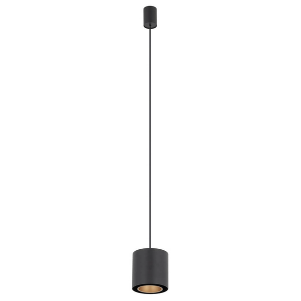 Lampa zwieszana tuba POINT 11511 nad stół czarny