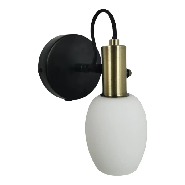 Przyścienna lampa do czytania Arild 2312291003 z regulacją czarny mosiądz
