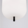Wisząca lampa nowoczesna Marc LE42719 nad stół do jadalni szklana czarna