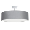 Szara lampa sufitowa Violet 7960 nowoczesna do sypialni nad łóżko