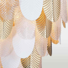 Designerska lampa wisząca do salonu Palermo P21070AU metal szkło złota