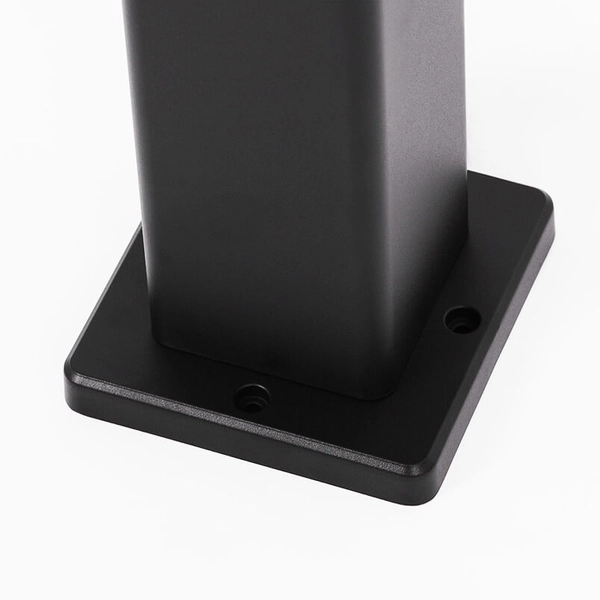 Podłużna lampa ogrodowa Tamiza K-8208 Kaja IP44 słupek metalowa czarna