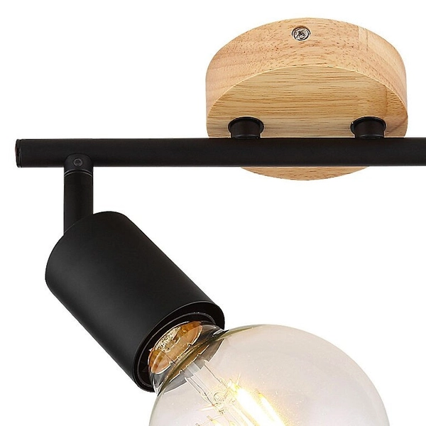 Spot LAMPA sufitowa PABLO 3977 Rabalux regulowana do kuchni czarna