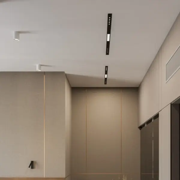 Liniowa lampa sufitowa MIXLINE LED 16W 3000K czarna listwa podłużna do gabinetu 30225-M930-W3-00-12