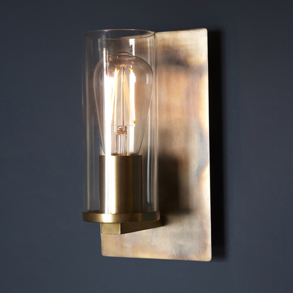 Ścienna lampa L&-190600 Light& industrialna brąz patyna